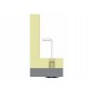 PMO Picior 206,16mm,gri aluminiu